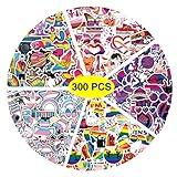 GTOTd LGBTQ Rainbow Stickers（300Pcs）Lgbtq Accessories Stuff Gifts Lesbian Gay Pride Merch Party Supplies Decor Decals Vinyls for Laptop Waterbottle Phone Girls.