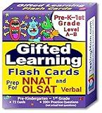 TestingMom.com NNAT and OLSAT Test Prep Flash Cards – NYC Gifted and Talented – Kindergarten (Level A) - Grade 1 (Level B) – 140+ Practice Questions – Tips for Higher Scores – Verbal & Non-Verbal