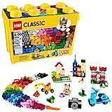 LEGO Classic Large Creative Brick Box 10698 Building Toy Set, Toy Storage Solution for Home or Classrooms, Interactive Building Toy for Kids, Boys, and Girls