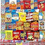 Ultimate Variety Sampler Care Package - Gift Package, Snacks, Chips, Cookies, Bars, Candies, Nuts Gift Box, Great for HALLOWEEN, Christmas, Thanks Giving, Office Meetings ,Friends & Family, Military,College Students (50 Count)