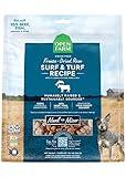 Open Farm Freeze Dried Raw Dog Food, Humanely Raised Meat Recipe with Non-GMO Superfoods and No Artificial Flavors or Preservatives, Surf & Turf Recipe Freeze Dried - 22oz