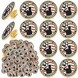 Sasylvia 100 Pcs Bulk Veteran Label Pins Military Pins USA Veteran Pins Patriotic American Flag Pins for Veterans Day Men Women Female Veteran Gifts(Women Veteran)