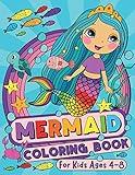 Mermaid Coloring Book: For Kids Ages 4-8 (US Edition) (Silly Bear Coloring Books)