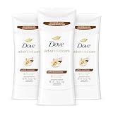 Dove Advanced Care Antiperspirant Deodorant Stick Vanilla & Cocoa Butter 3 Count Antiperspirant deodorant with Pro-Ceramide Technology 72-hour odor control and all-day sweat protection 2.6 oz