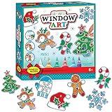 Creativity for Kids Easy Sparkle Window Art Craft Kit - Christmas and Holiday Activities