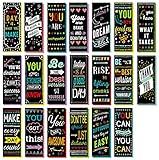 Iconikal Inspirational, Motivational, Gratitude, Appreciation, Kindness & Encouragement Sayings Bookmarks, 100-Count