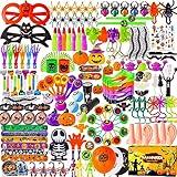 Garma 248Pcs Halloween Party Toys Assortment for Kids and Adults, Halloween Party Favors Bulk Prizes Box Toy Assortment Classroom Rewards,Halloween Non Candy Treats, Goodie Bag Fillers