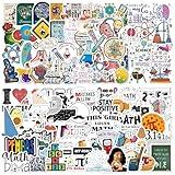 100PCS Math and Science Stickers-50Pcs Math Stickers and 50Pcs Natural Science Stickers for Student, Vinyl Waterproof Stickers for Water Bottle Laptop Guitar Gifts for Teens Kids Students Teachers