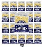 Westminster New England Style Saltine Cracker 0.26 oz | 2 Crackers Per Pouch - Pack of 50 (50 Packs, Salted)