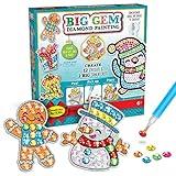 Creativity for Kids Big Gem Diamond Painting Kit: Holiday Stickers and Suncatchers, DIY Christmas Crafts for Kids