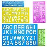 Mr. Pen Letters and Numbers Alphabet Templates, Letter Stencils, Pack of 5