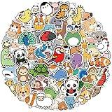 Benresive 100 Pcs Cute Animal Stickers for Kids, Water Bottle Stickers for Kids Waterproof, Vinyl Laptop Kids Stickers Pack, Kids Classroom Prizes for Elementary Students