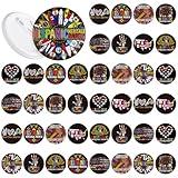 Hotop 40 Pcs National Hispanic Heritage Month Pins 1.5 in Hispanic Heritage Month Buttons Badges Pins Hispanic Heritage Month Decorations Button Pin for Jacket Backpack Bag Party Supplies