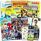 Bulk Coloring Books for Kids Boys Ages 8-12 Bundle -- 8 Books Featuring Star Wars, TMNT, Transformers, How to Train Your Dragon, More