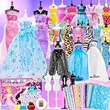 MGparty 800+ Pcs Fashion Designer Kit for Girls with 4 Mannequins and Sewing Kit DIY Arts and Crafts for Kid Ages 6 7 8 9 10 11 12 Years Old Girls