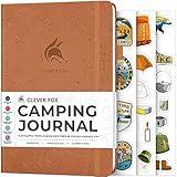 Clever Fox Camping Journal – Camper Log Book & RV Trip Planner – Outdoor Camp Journal & Adventure Travel Notebook – 12 Trips Total, 8 Pages per Trip – Hardcover, A5 Size (Brown)