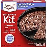 Duncan Hines Easy Brownie Kit Double Fudge Brownie Mix, 7.7 OZ