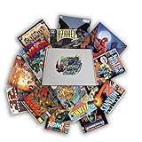 DARK BLUE FANTASY COMICS | Comic Book Collection | 15 Pack of Marvel & DC Comic Books | Great Mix of Titles & Characters | Perfect for Kids Teen and Adults