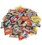 Holiday Chocolate Classic MARS Candy Snack Bars 1 Lbs Snickers, Milky Way, Twix, Almond Joy, 100 Grand, York Peppermint Patties, Peanut Butter Cups, and Milk Chocolate and Peanut M&Ms-Individually Wrapped Mini Fun Size Candies Variety Bulk Mix (16 Oz)