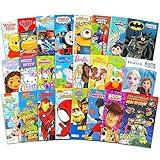 24 Pack Small Coloring Books for Kids Ages 4-8, 2-4 - Bulk Coloring Bundle Classroom Rewards, Prizes, PreK Kindergarten Party Favors with Disney, Nick, More | Mini Activity Books for Boys, Girls