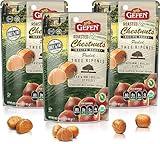 Gefen Organic Whole Peeled and Roasted Chestnuts, 3oz (3 Pack) | Chestnuts Peeled and Ready to Eat | Great for Cooking & Baking | Gluten Free | Kosher