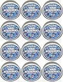 Authentic Wild Maine Blueberries Packed in Water. 3.5-ounce can - Great for Baking in Muffins and Pancakes (12 Pack)