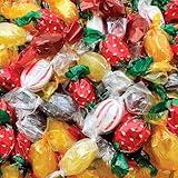 Old-School Hard Candy Assortment - Bulk Pack 2 Pounds - Cinnamon, Strawberry, Peppermint, Butterscotch, Fruit Flavors