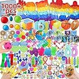 1000 Pcs Party Favors for Kids, Fidget Toys Bulk, Birthday Gift Toys, Fidgets Stocking Stuffers, Treasure Box Birthday Party, Goodie Bag Stuffers, Carnival Prizes, Pinata Filler Stuffers for Classroom