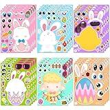 Easter Stickers - DIY Happy Easter Egg Bunny Sticker for Kids, Easter Crafts Stickers Kids Game Toys Gift Party Favor Supplies(24 Sheets)