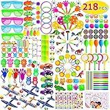 Max Fun 218pcs Party Favors for Kids Bulk Party Toys Assortments Birthday Gift Toys Carnival Prizes Treasure Box Prizes Goodie Bag Fillers Classroom Rewards Pinata Filler Toys