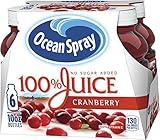 Ocean Spray® 100% Juice Cranberry Juice Blend, 10 Fl Oz, 6 Count (Pack of 1)