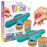 Just My Style Fashion Punch Style & Stitch Loom, Friendship Bracelet Kit, Jewelry Making Activity, Great for Birthday Parties, Sleepovers & Travel, Arts & Crafts for Kids Ages 6, 7, 8, 9