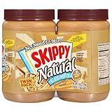 SKIPPY Natural Creamy Peanut Butter Spread Twin Pack 2-Pack, 5 LB