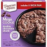 Duncan Hines Mega Cookie Double Chocolate Chunk Pan Cookie Mix, 8.4 oz