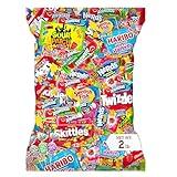 Bulk Candy Variety Pack - 2 lb Candy - Candy Bulk Individually Wrapped Candy, Sour Patch kid, Lollipops, Lifesavers, Sour Candy, Pez, Tootsie Rolls, Smarties and More! Pinata Candy Stuffers