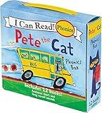 Pete the Cat 12-Book Phonics Fun!: Includes 12 Mini-Books Featuring Short and Long Vowel Sounds (My First I Can Read)