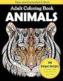 Animals Adult Coloring Book