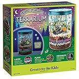 Creativity for Kids Grow 'N Glow Terrarium Kit for Kids - Educational Science Kits Ages 6-8+, Kids Gifts for Boys and Girls, Craft and STEM Projects