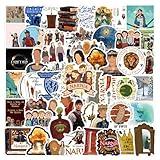 68Pcs Narnia Stickers Pack, American TV Series Aesthetic Vinyl Waterproof Sticker Decals for Water Bottle,Laptop,Phone,Scrapbooking,Journaling Gifts for Adults Teens Kids for Party Supply Favor Decor