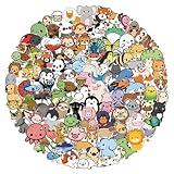 KAZJDKLL Animal Stickers Pack,105PCS Cute Animal Stickers for Kids,Water Bottle Stickers,Waterproof Vinyl Stickers for,Laptop,Skateboard,Phone,Guitar,Cars,Bumper,Scrapbook (105PCS)