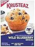 Krusteaz Wild Blueberry Muffin Mix - No Artificial Flavors or Colors - 17.1 OZ (Pack of 3)