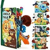 Baby Books 0-6 Months,Infant Tummy Time Toys High Contrast Sensory Baby Toys 6 to 12 Months Touch Feel Book Gift Christmas Stocking Stuffers for Boys Girls 0-3 Months Book Early Learning Stroller Toy