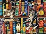 Buffalo Games - Charles Wysocki - Frederick the Literate - 750 Piece Jigsaw Puzzle Multicolor, 24"L X 18"W