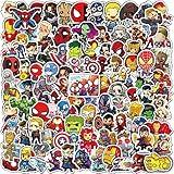 200PCS Teens Hero Stickers for Water Bottles Superhero Stickers for Boys Teens Adults Waterproof Vinyl Stickers Bulk for Skateboard Luggage Laptops Bumper Comic Legends Theme Party Supplies