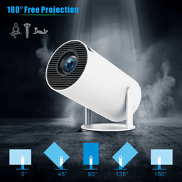 Projector HY300 Pro 4K Android 11 Dual Wifi6 260ANSI Allwinner BT5.0 1080P 1280*720P Home Cinema Outdoor Projetor