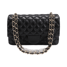 Fashion woman handbag designer top quality Newest Bestselling shoulder Chain new style Leather Metallic Gold Sier leather evening bag