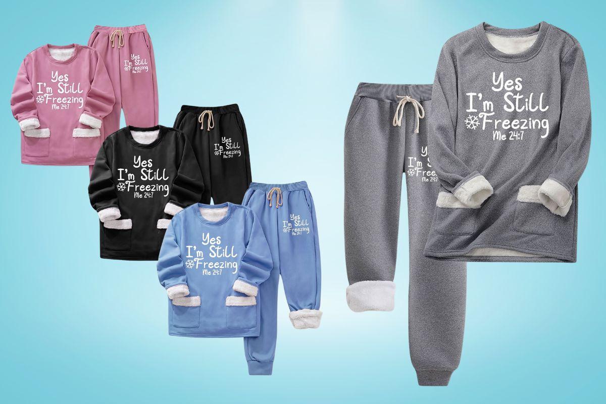 Cozy Chic: Lightinthebox Women's Fleece Lined Sweatsuit