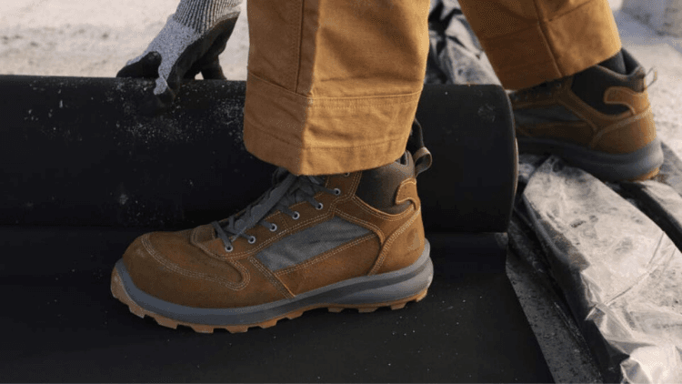 Carhartt Michigan Rugged Flex™ S1P Midcut Safety Boot: Ultimate Protection for Industrial Workers