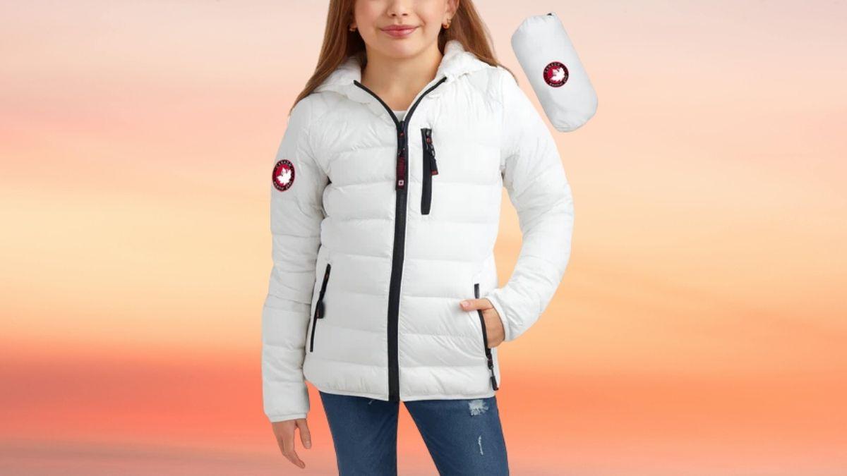 Canada Weather Gear Girl's Packable Jacket