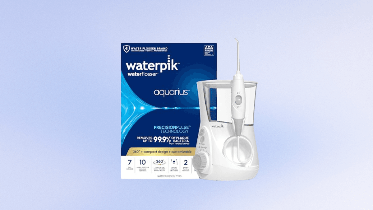 Waterpik Aquarius WP-660, water flosser review, oral hygiene tools, dental care at home, best water flosser, gum health products